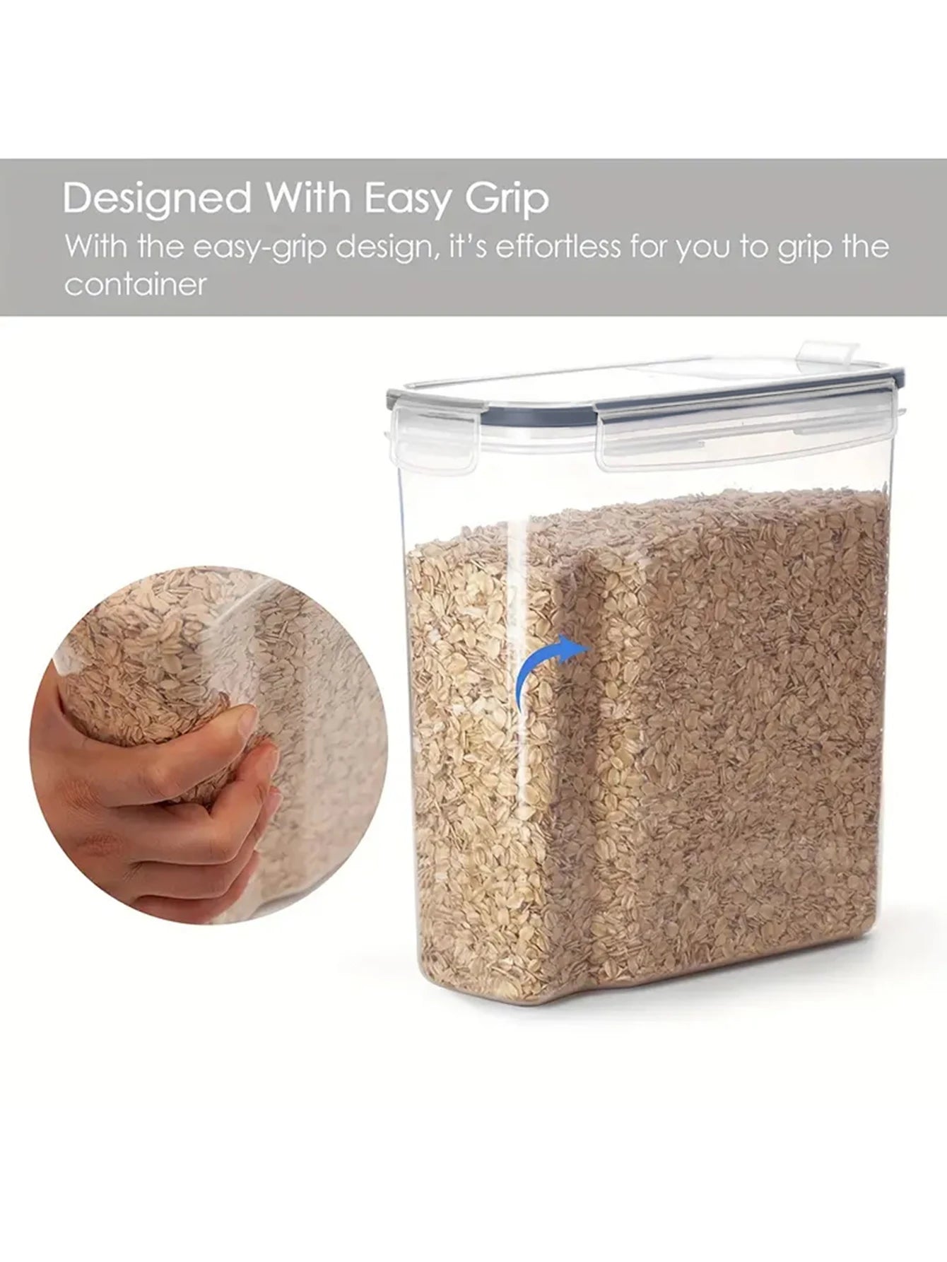 Airtight Food Storage Containers Set For Kitchen Pantry Organization