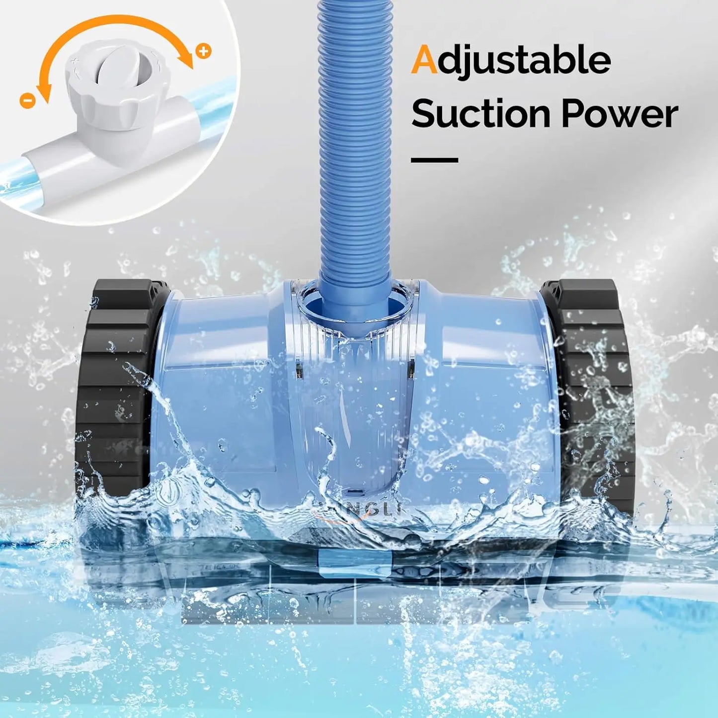 Pool Vacuum Cleaner Suction Side Wall Climber For Inground Pools