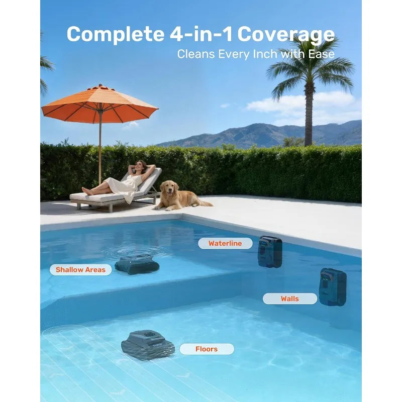 Gosvor LiteVac G1 Pool Vacuum For Walls And Waterlines