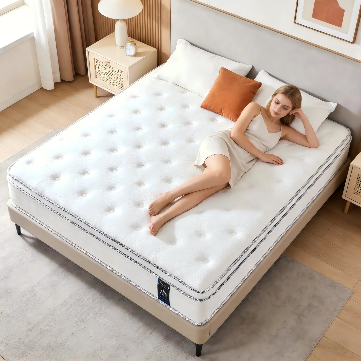 Madevos Hybrid Mattress In A Box With Pocket Springs