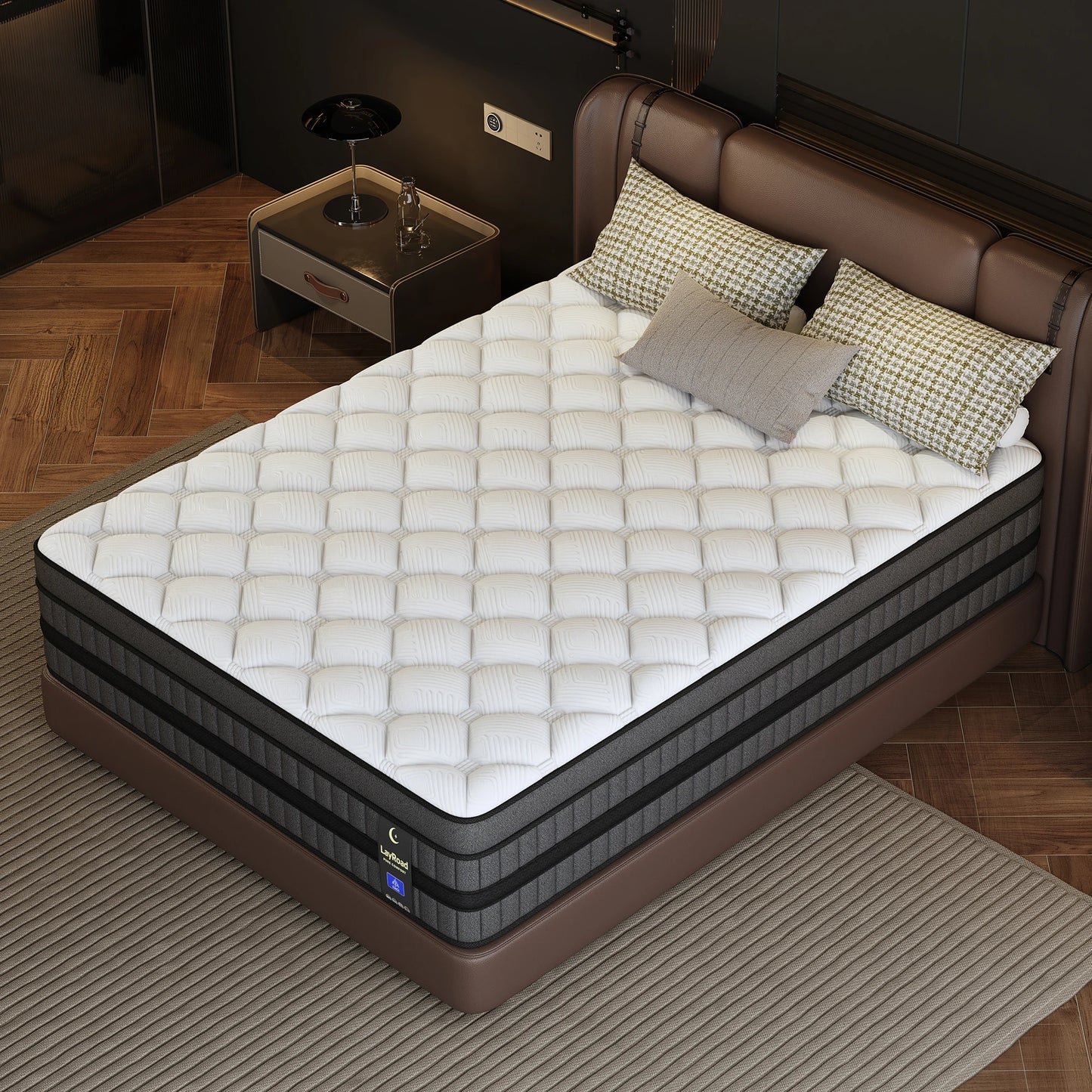 Hybrid Mattress With Cooling Motion Isolation And Pressure Relief