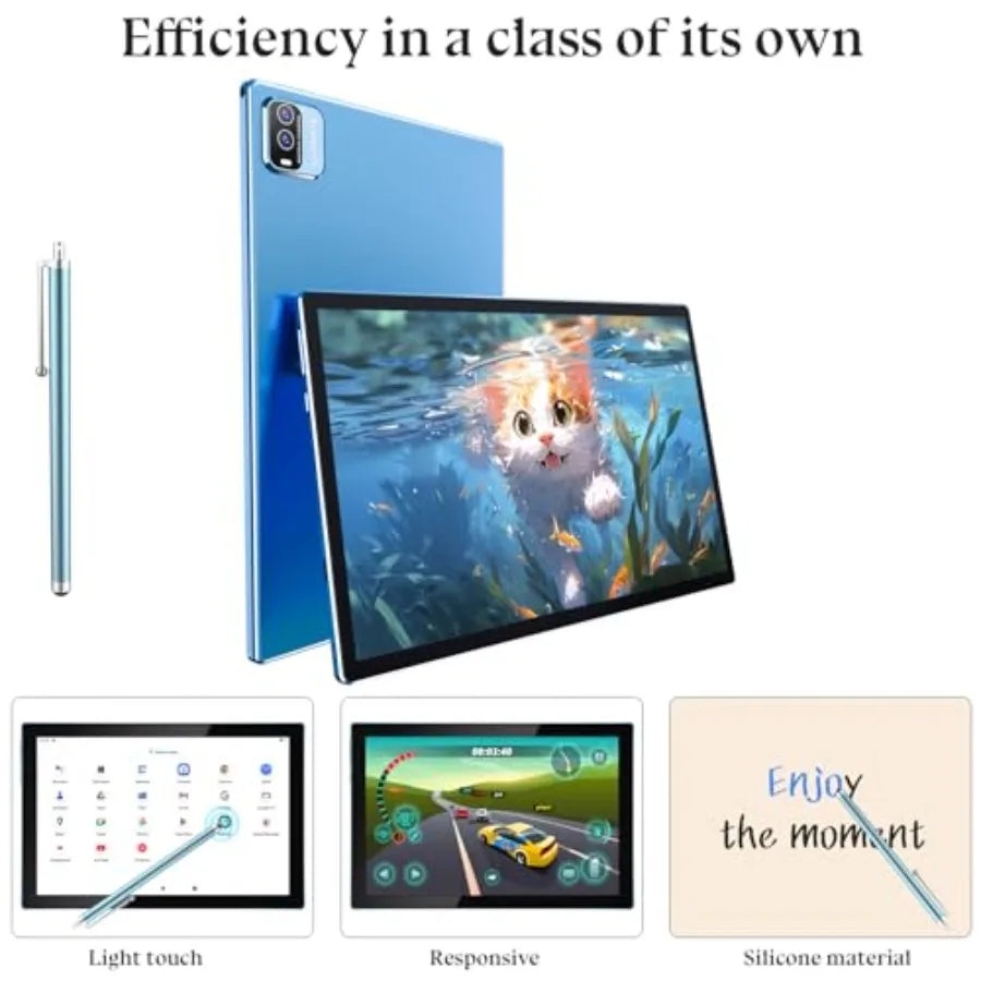 ZZB Android Tablet With Keyboard 8GB RAM 128GB Storage
