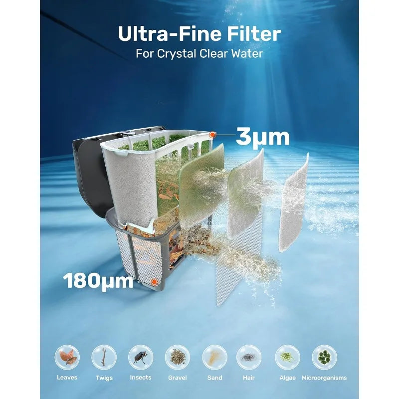 Gosvor LiteVac G1 Pool Vacuum For Walls And Waterlines