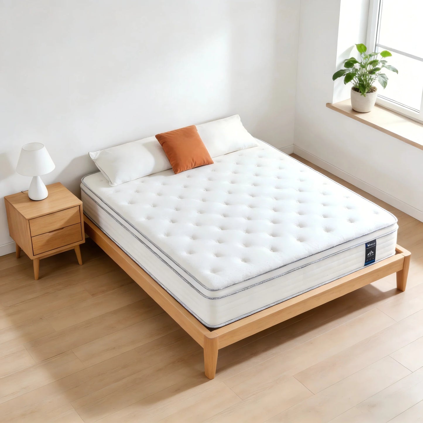 Madevos Hybrid Mattress In A Box With Pocket Springs