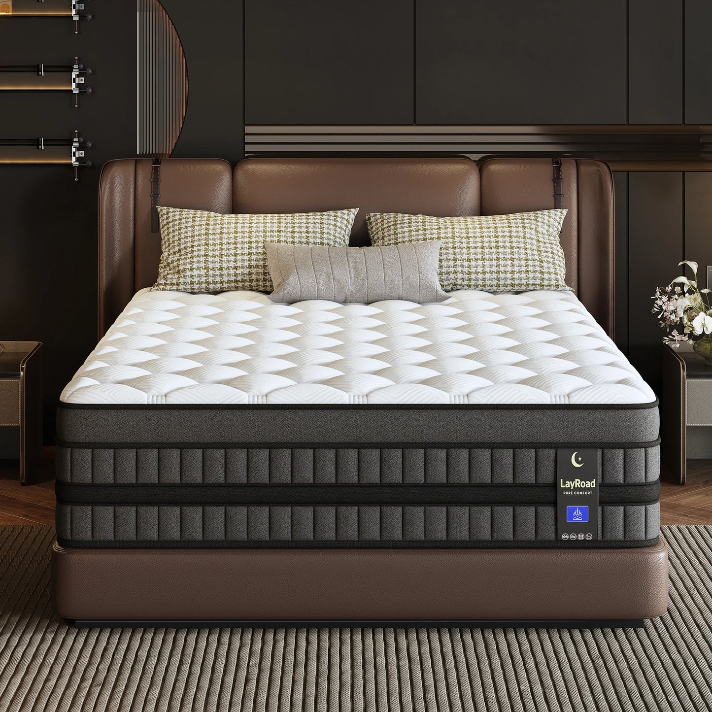 Hybrid Mattress With Cooling Motion Isolation And Pressure Relief