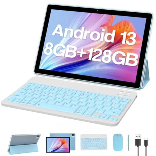 ZZB Android Tablet With Keyboard 8GB RAM 128GB Storage