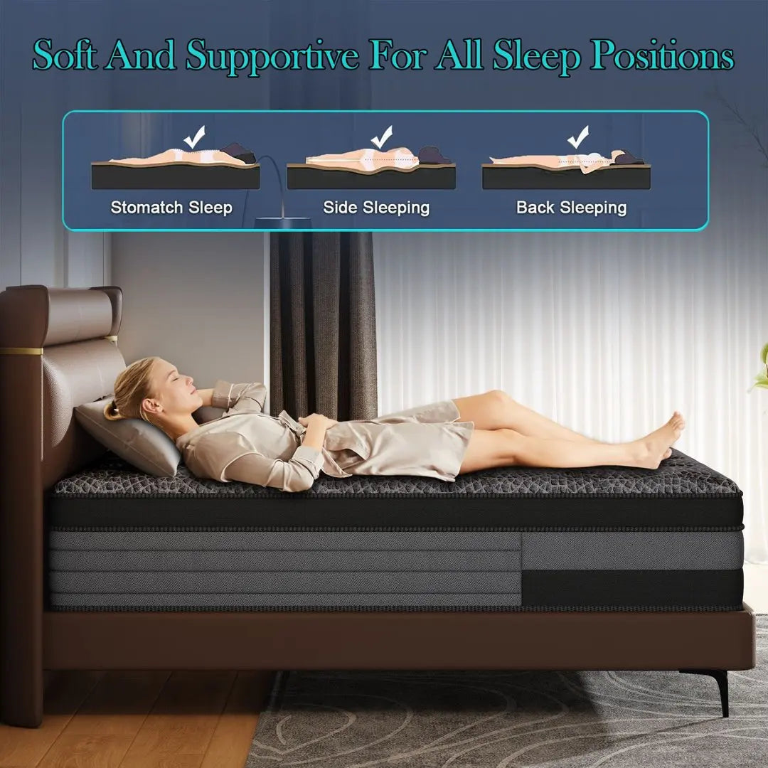Memory Foam Pocket Spring Mattress Medium Firmness