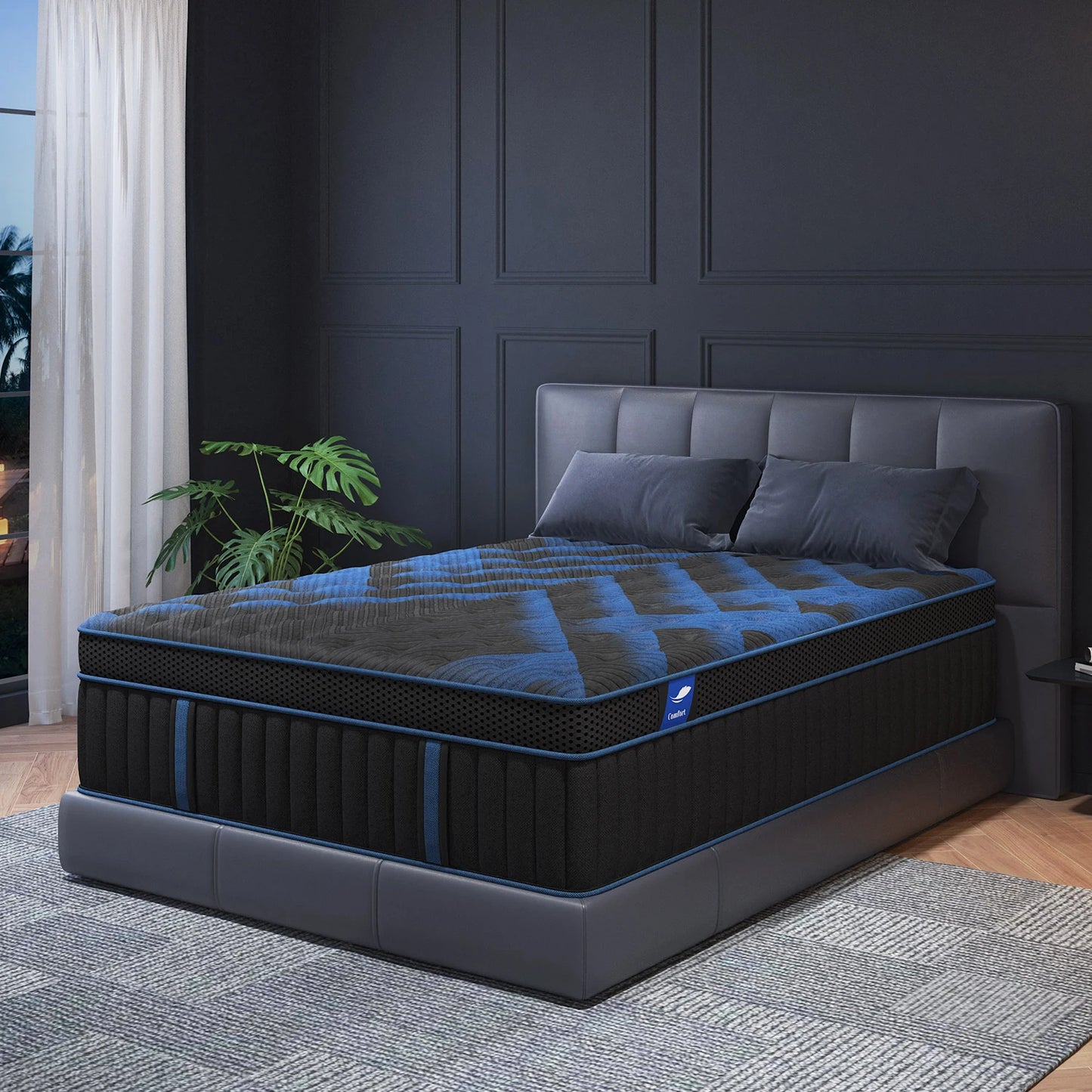 Sweetlove Hybrid Memory Foam Mattress In A Box Euro Top