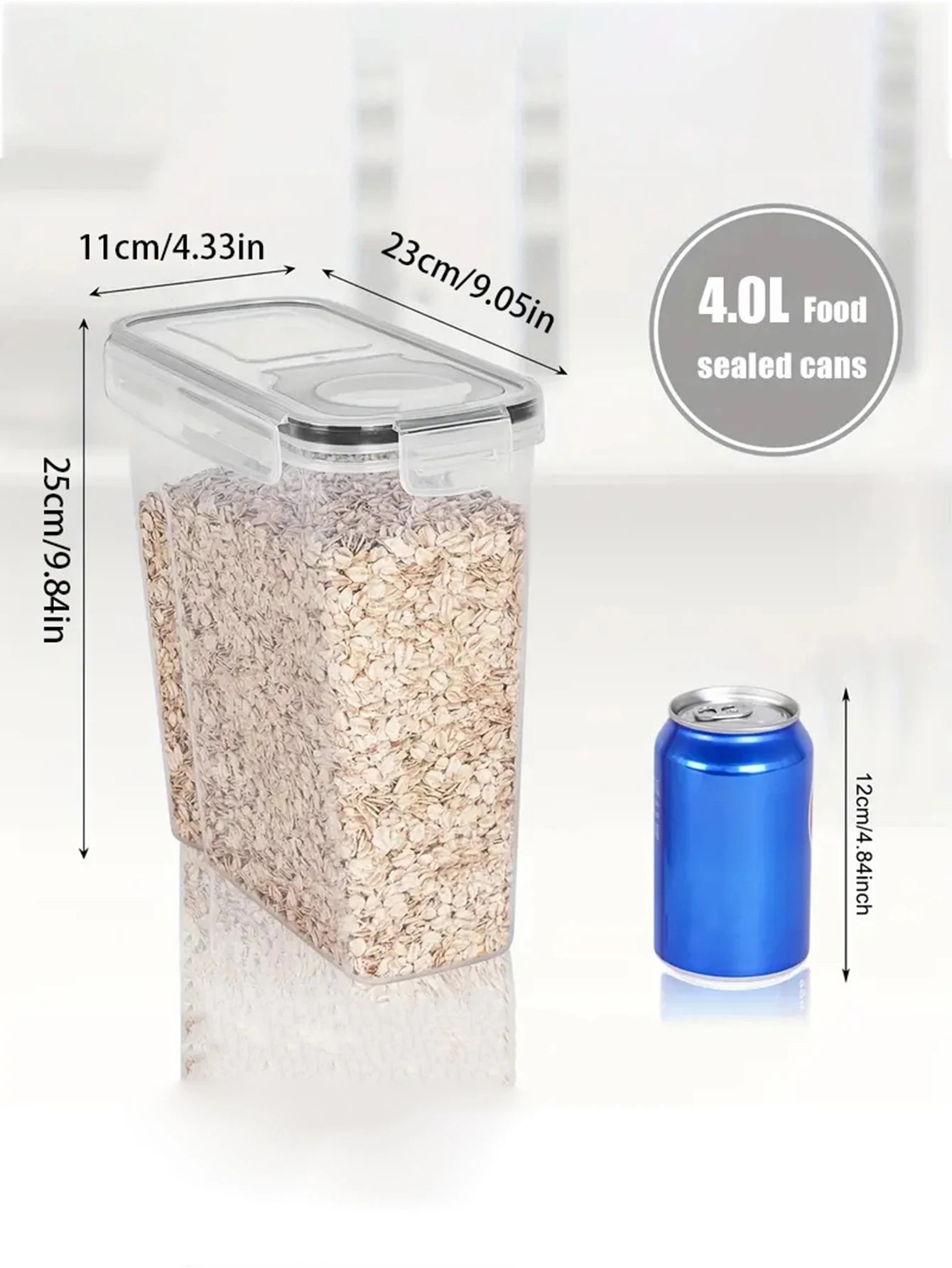 Airtight Food Storage Containers Set For Kitchen Pantry Organization