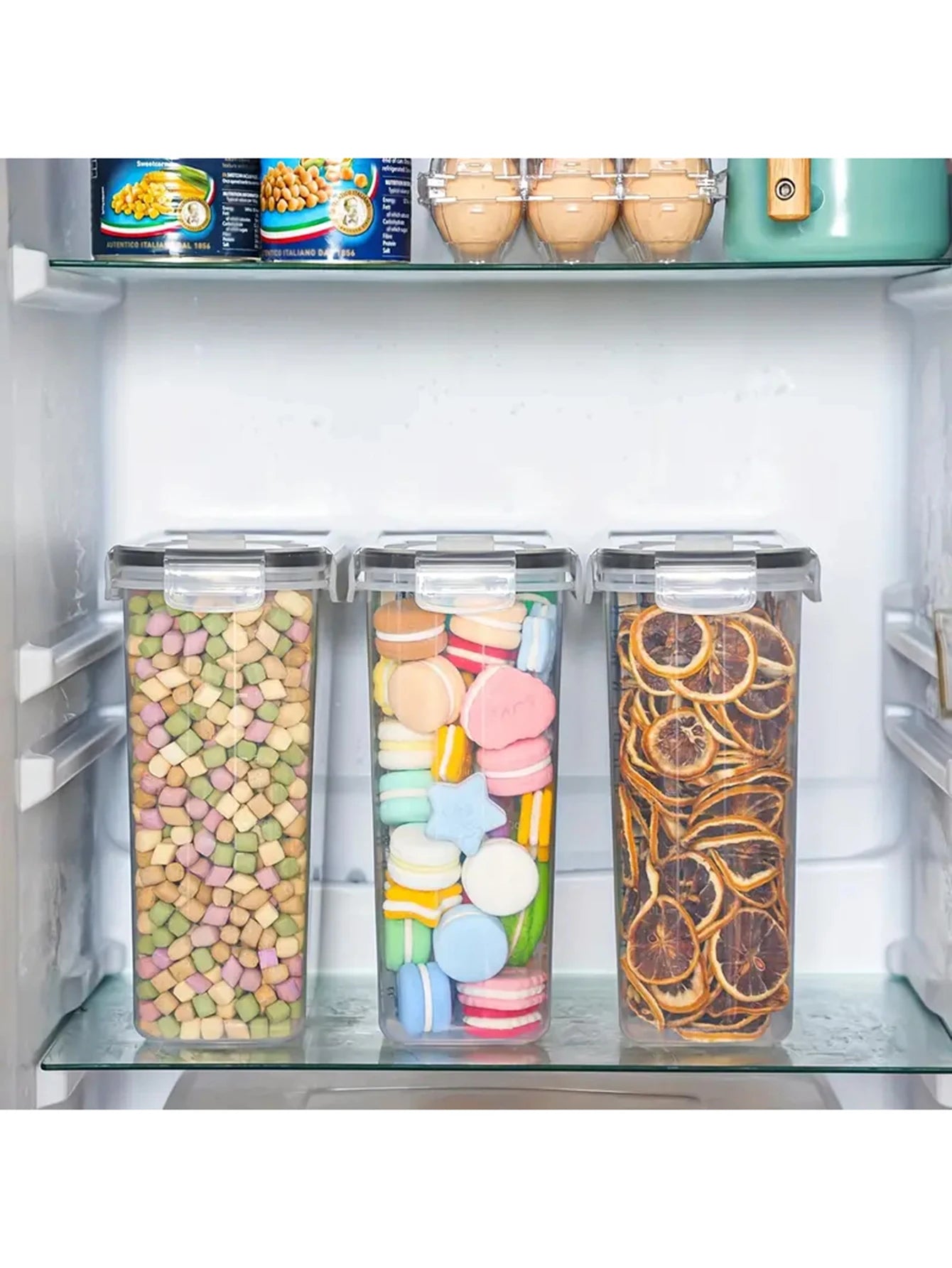 Airtight Food Storage Containers Set For Kitchen Pantry Organization